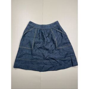 Eileen Fischer Chambray Skirt